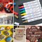 Paint Marker Pens - 8 Colors Oil Based Paint Markers, Permanent, Waterproof, Quick Dry, Medium Tip, Assorted Color Paint Pen for Metal, Wood, Fabric, Plastic, Rock Painting, Canvas, Glass, Art Craft